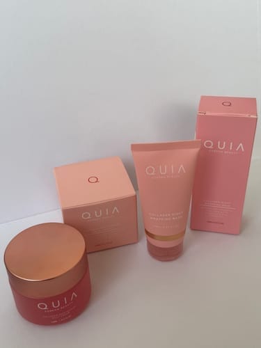Customer photo review of Korean Collagen Night Wrapping Mask
