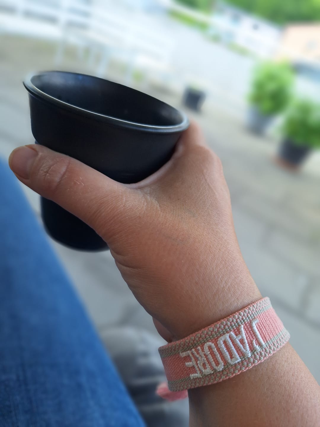 Customer photo review of JD Statement Armband Peachy