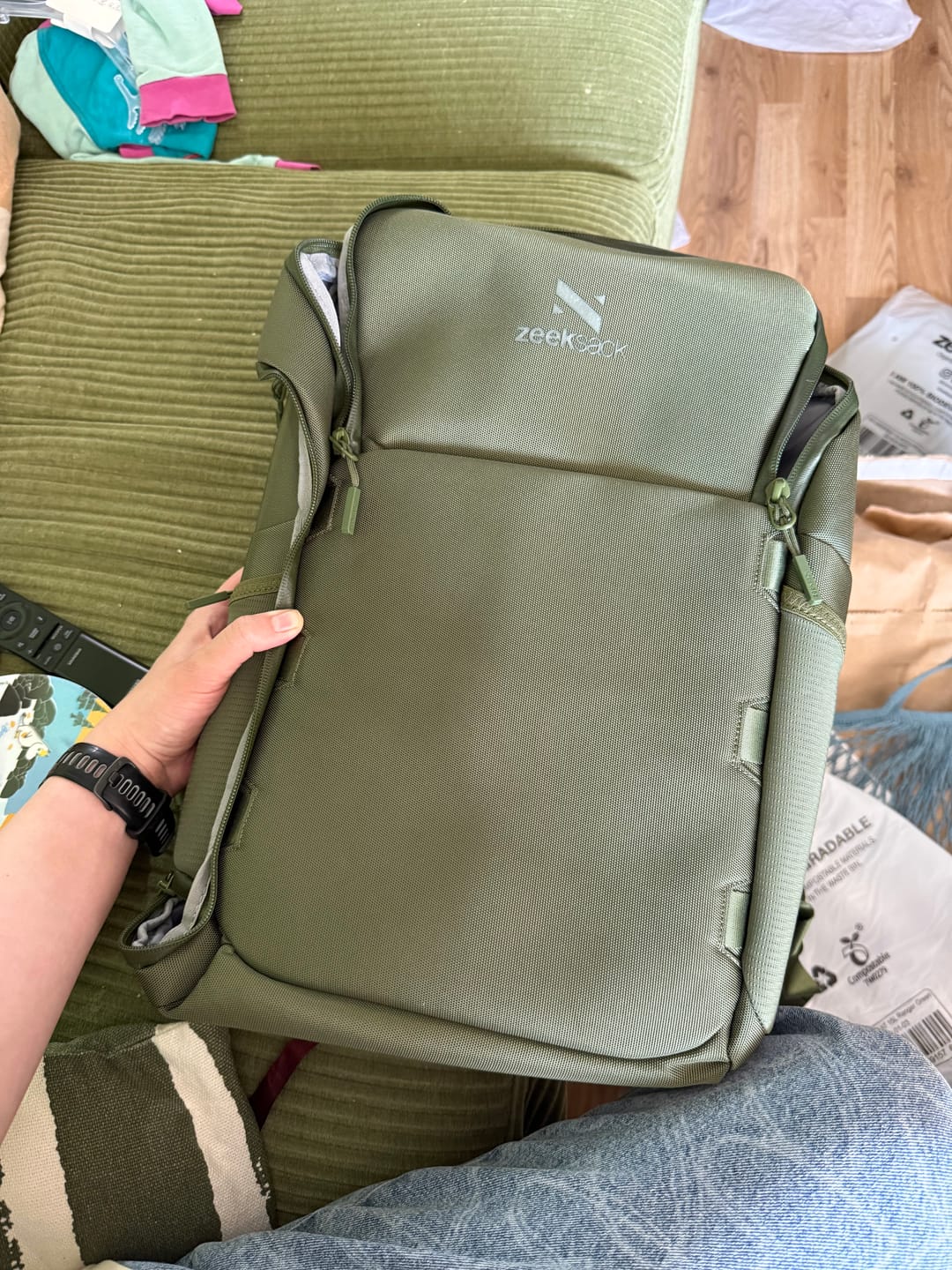 Customer photo review of The Underseat 15L
