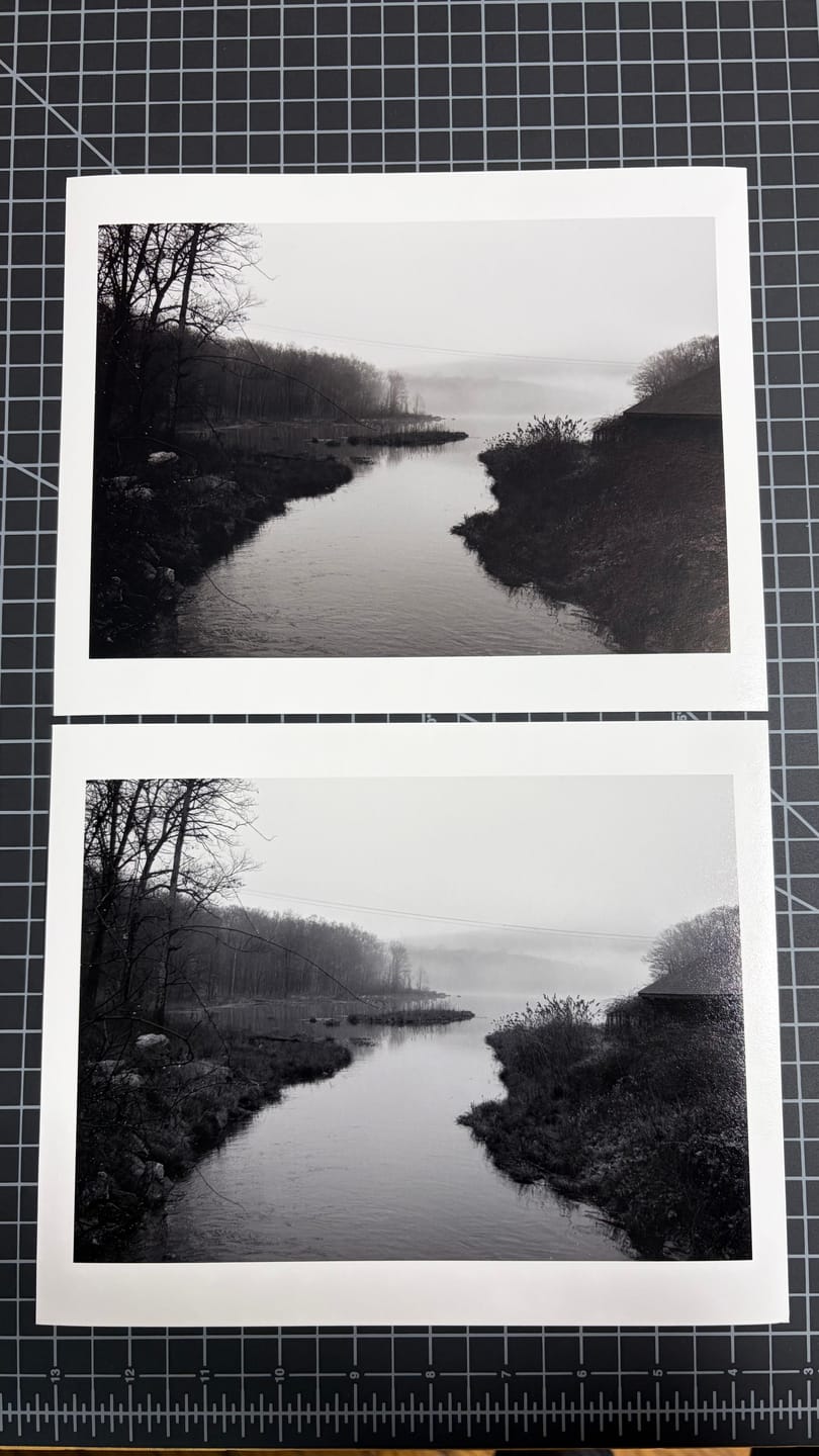 Customer photo review of Hahnemühle Photo Rag® Baryta