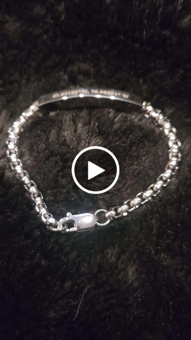 Customer video review of 5mm Round Box ID Bracelet