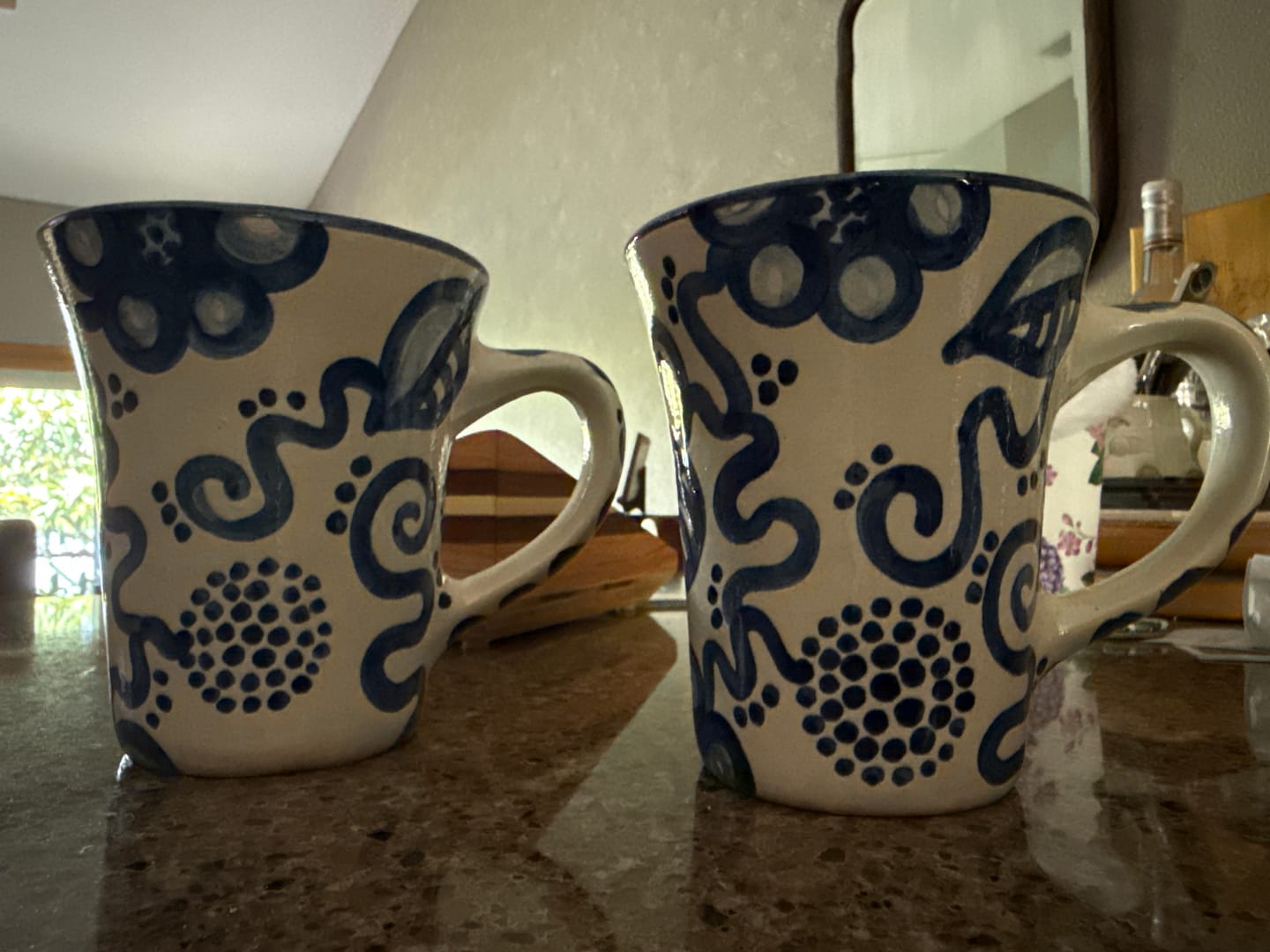 Customer photo review of Blue Flower Flare Mug