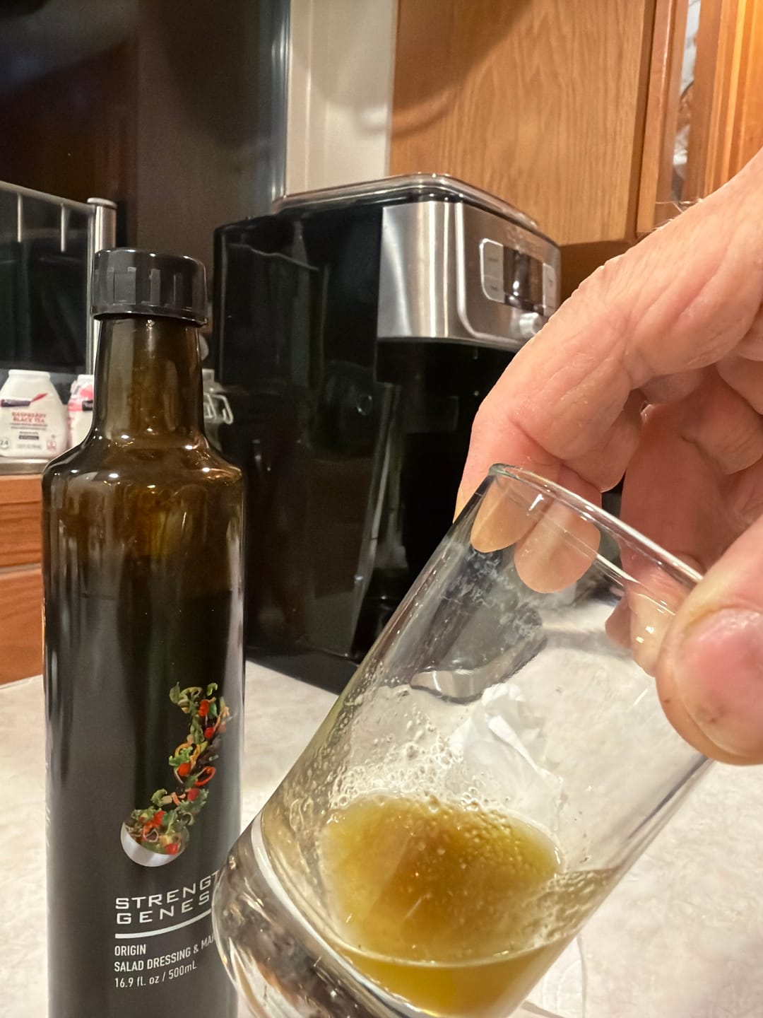 Customer photo review of Origin Keto Mediterranean Salad Dressing (Certified Organic)
