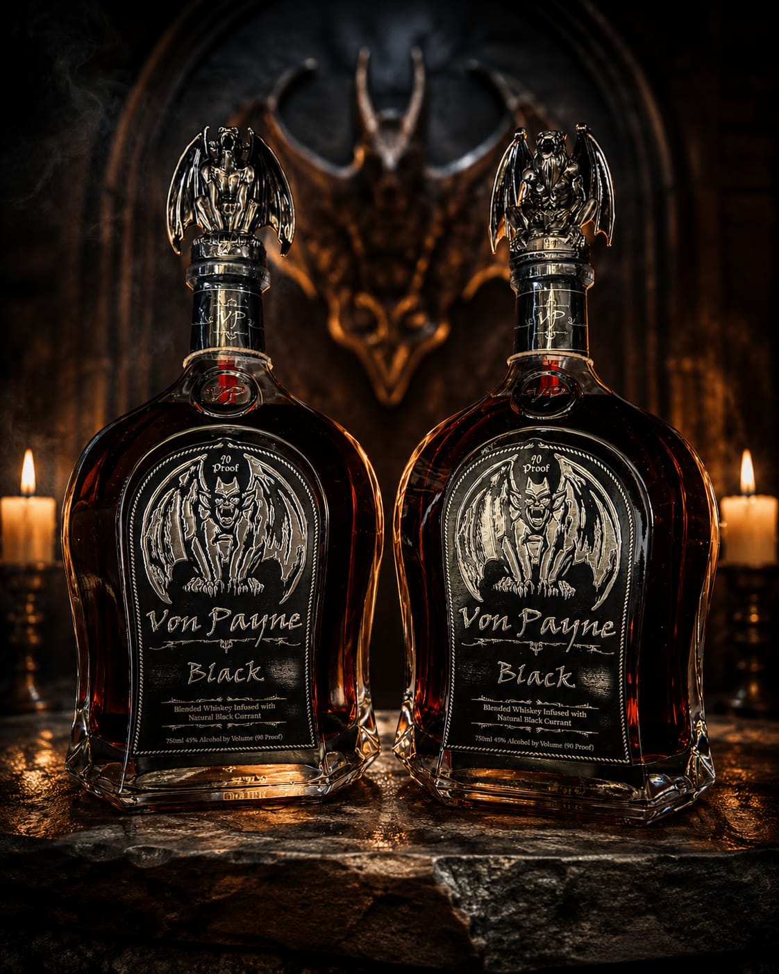 Customer photo review of Von Payne Black Blended Whiskey (2) Bottle Bundle