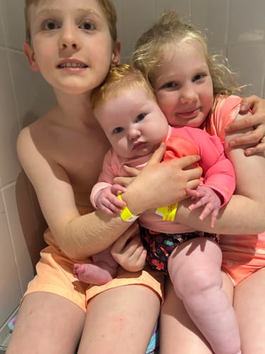 Customer photo review of My Koalaty Mates Reusable Swim Nappy