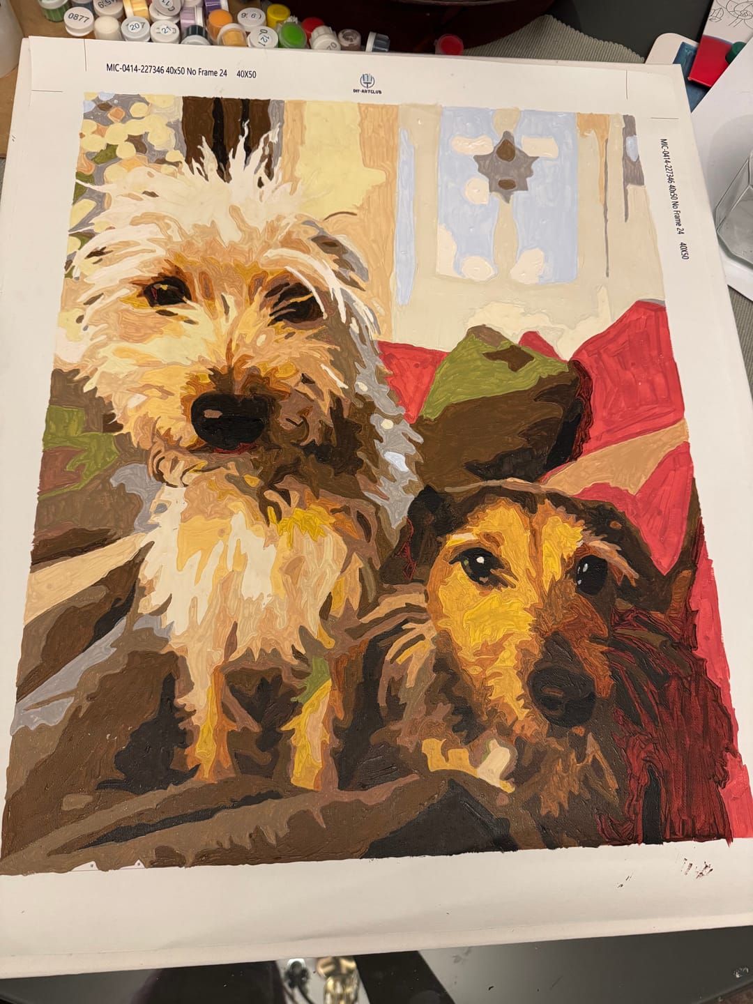 Customer photo review of Custom Kit | Paint by Numbers