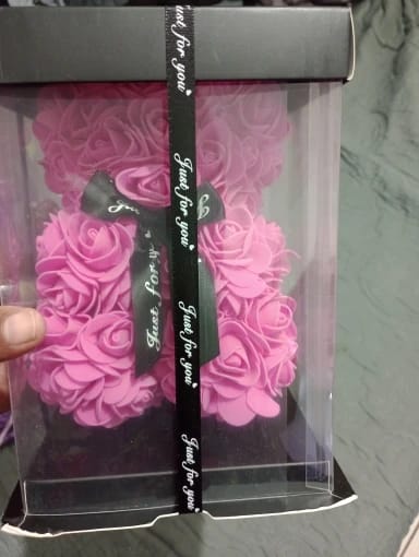 Customer photo review of (*Spring Sale*) Luxury Rose Bear With Gift Box 20cm