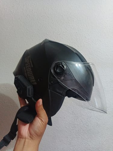 Customer photo review of Casco de Moto Jet Modelo Urban Storm SW1970