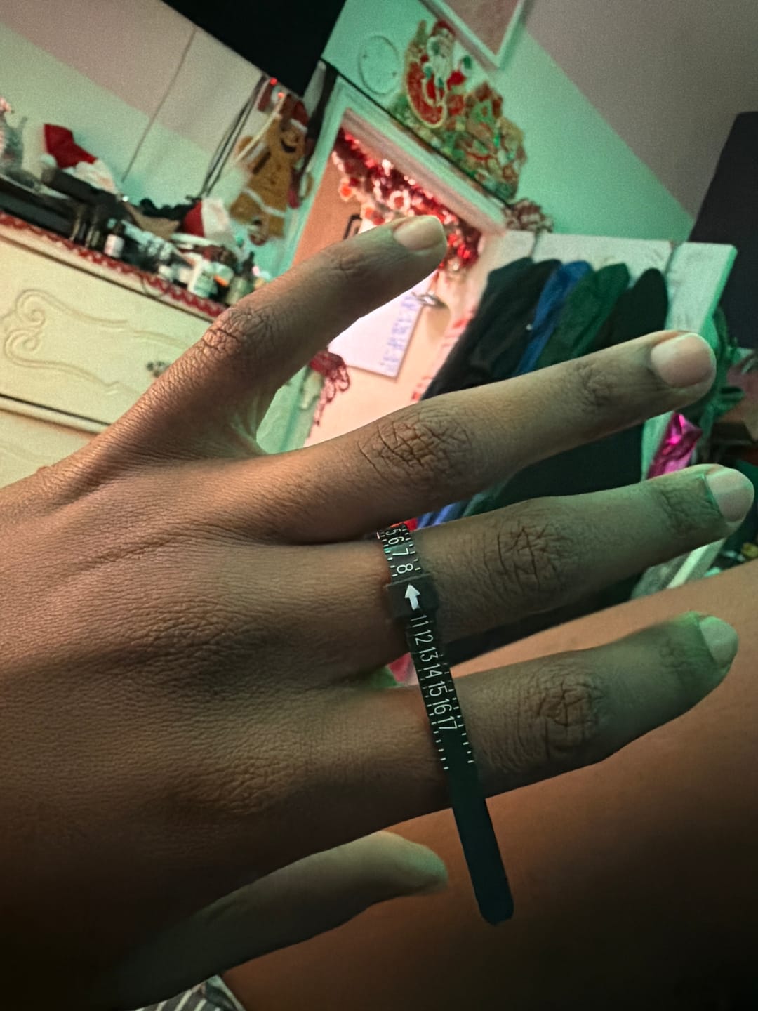 Customer photo review of FREE RING SIZER