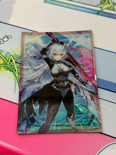 Customer photo review of Sky Strikers Zero Holo Card Sleeves (70 PCS)