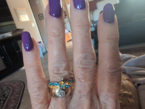 Customer photo review of HANDMADE DETAILED ZIRCON & SILVER MOM RING