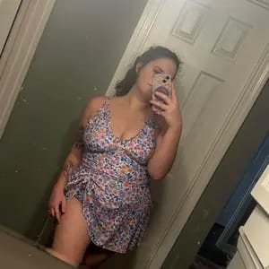 Customer photo review of Emoswim - Womens One Piece Swimsuit Tummy Control Bathing Suit Scalloped Modest Tie Knot Swim Dress