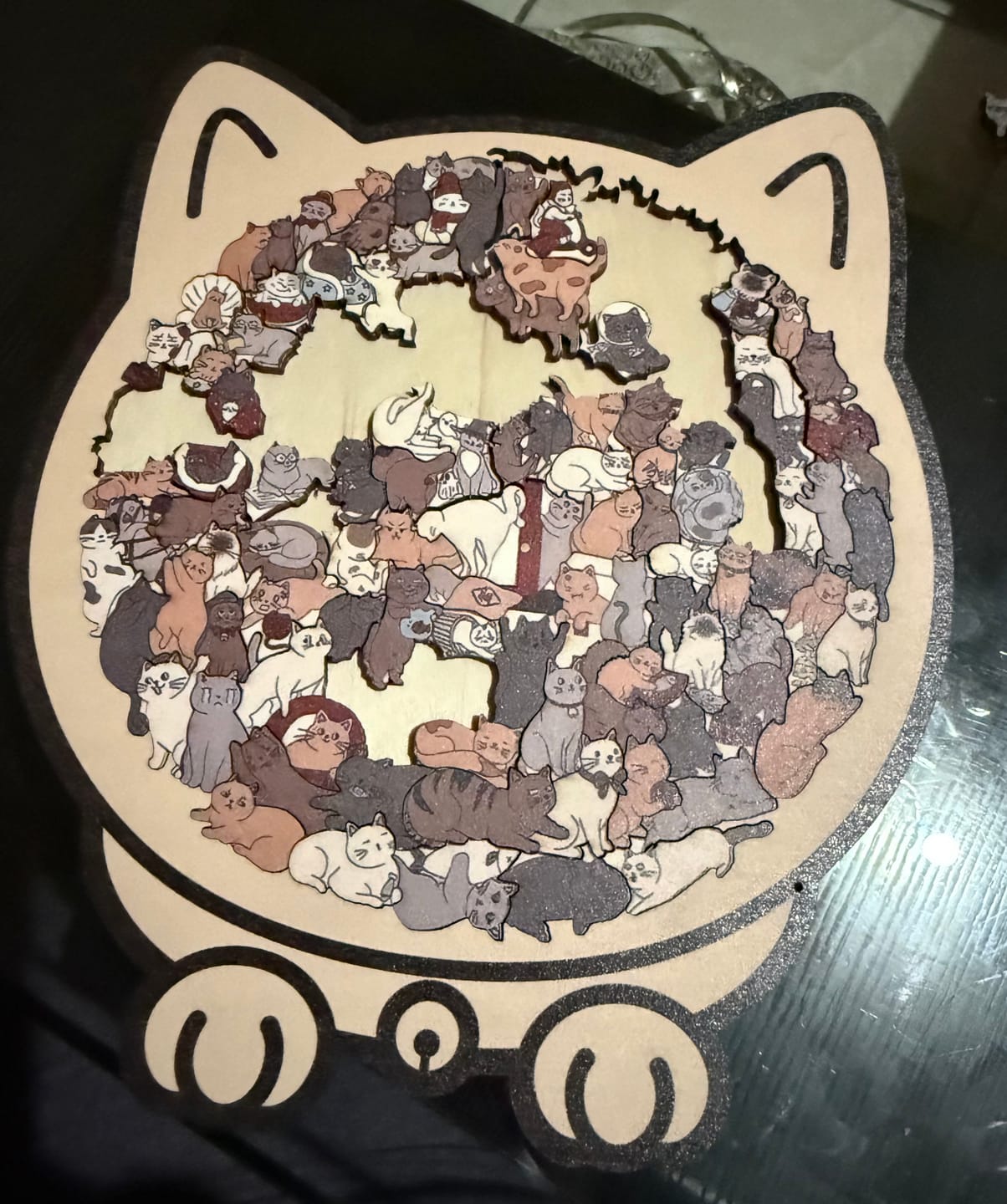 Customer photo review of Puzzle Mil Gatos