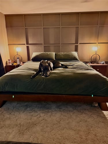 Customer photo review of MarshMellow Comforter