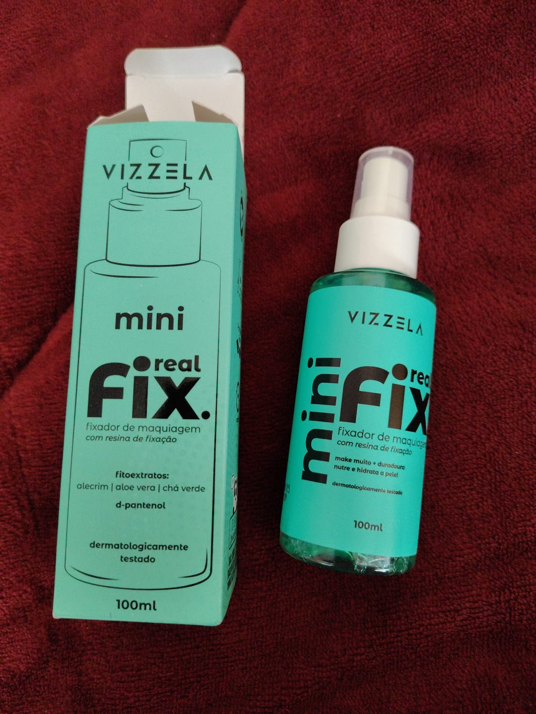 Customer photo review of Mini Fixador De Maquiagem Real Fix
