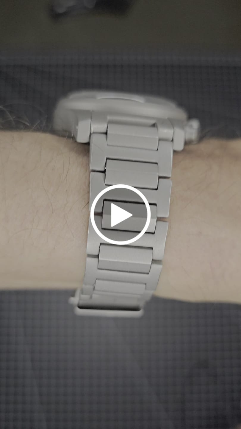 Customer video review of LANDMASTER Chronograph – Titanium Automatic Tritium Field Watch | Black-bracelet