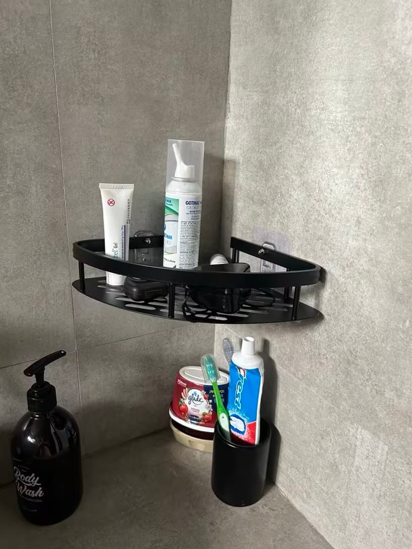 Customer photo review of Aluma Curve Shower Caddy
