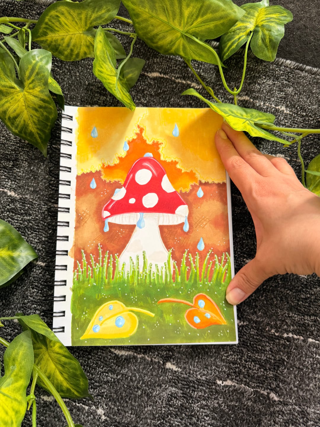 Customer photo review of Ohuhu Bleedproof Double-Sided Marker Pad, Spiral-Bound