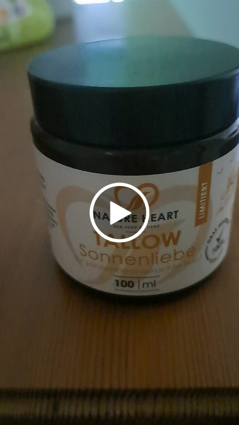 Customer video review of Tallow Sonnenliebe limitiert