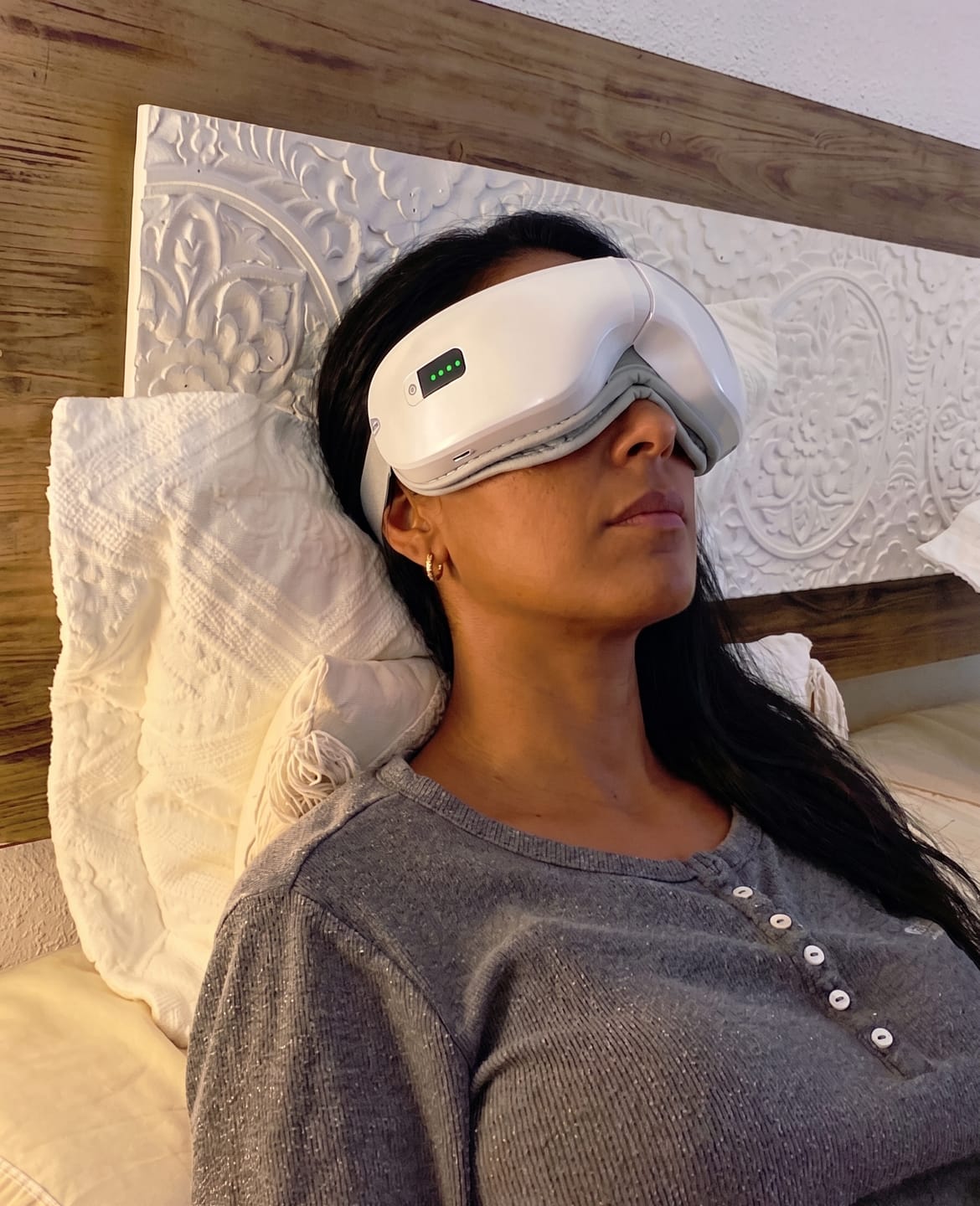 Customer photo review of NivaEyeMassager® Masajeador Ocular Relajante