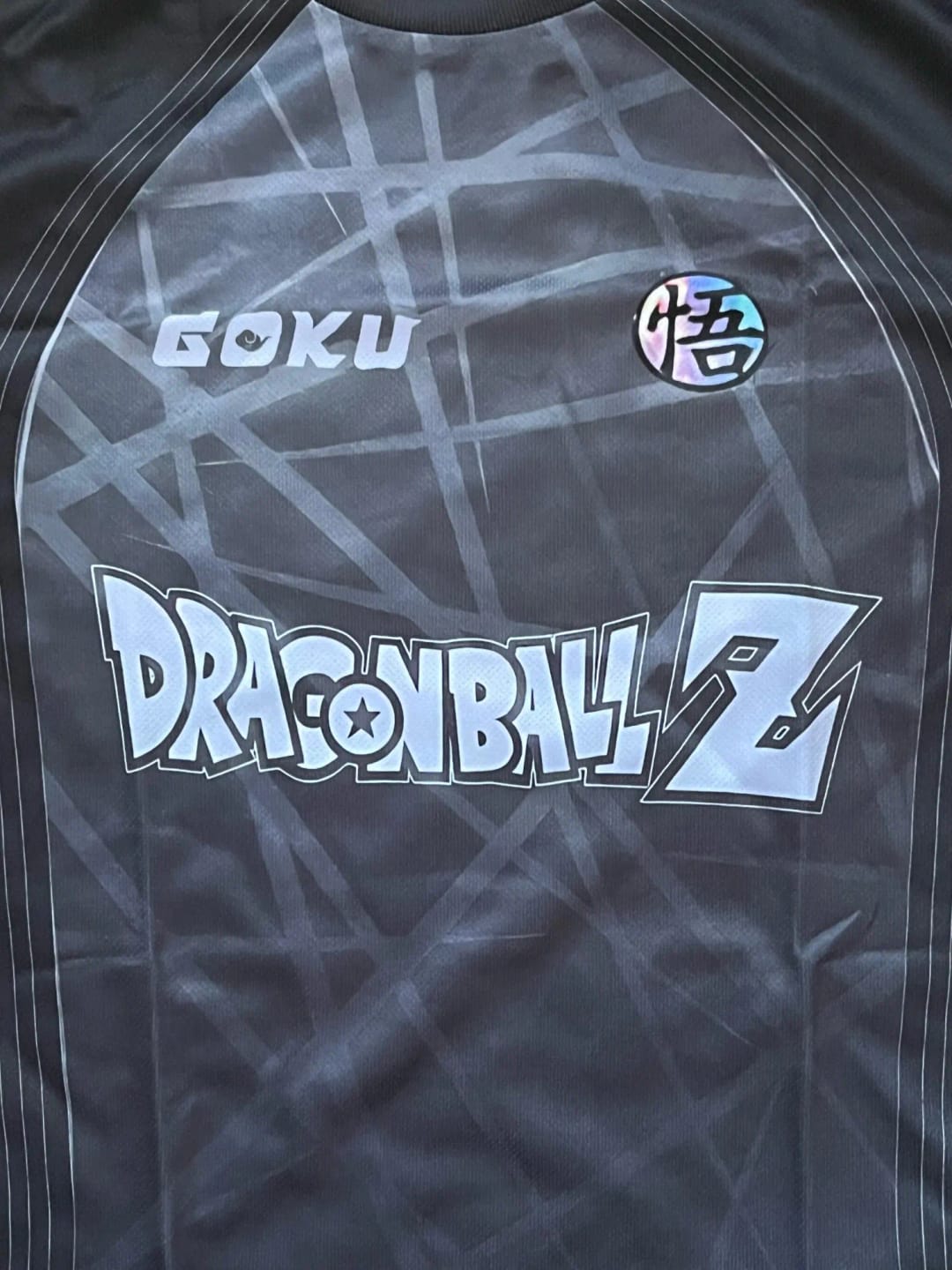 Customer photo review of Black Goku Anime Soccer Jersey