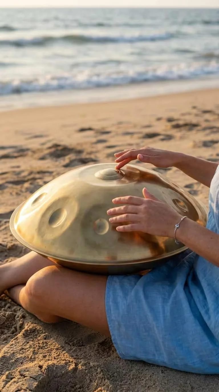 Customer photo review of Cosmos handpan-Pietralis handpan instrument 9/10/12 Notes