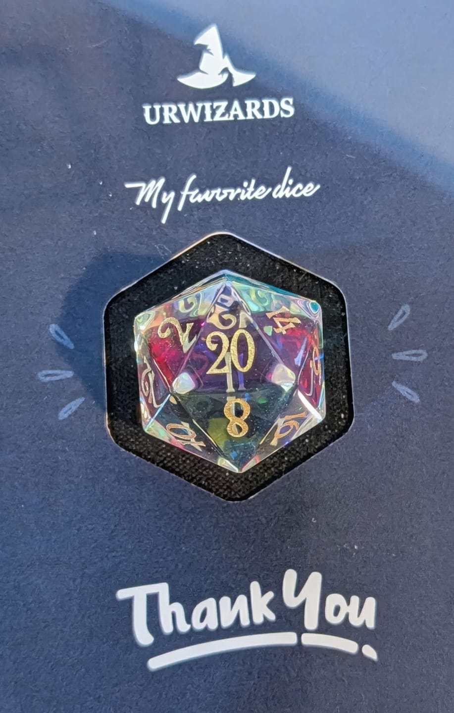 Customer photo review of Mystery Dice Blind Bags!