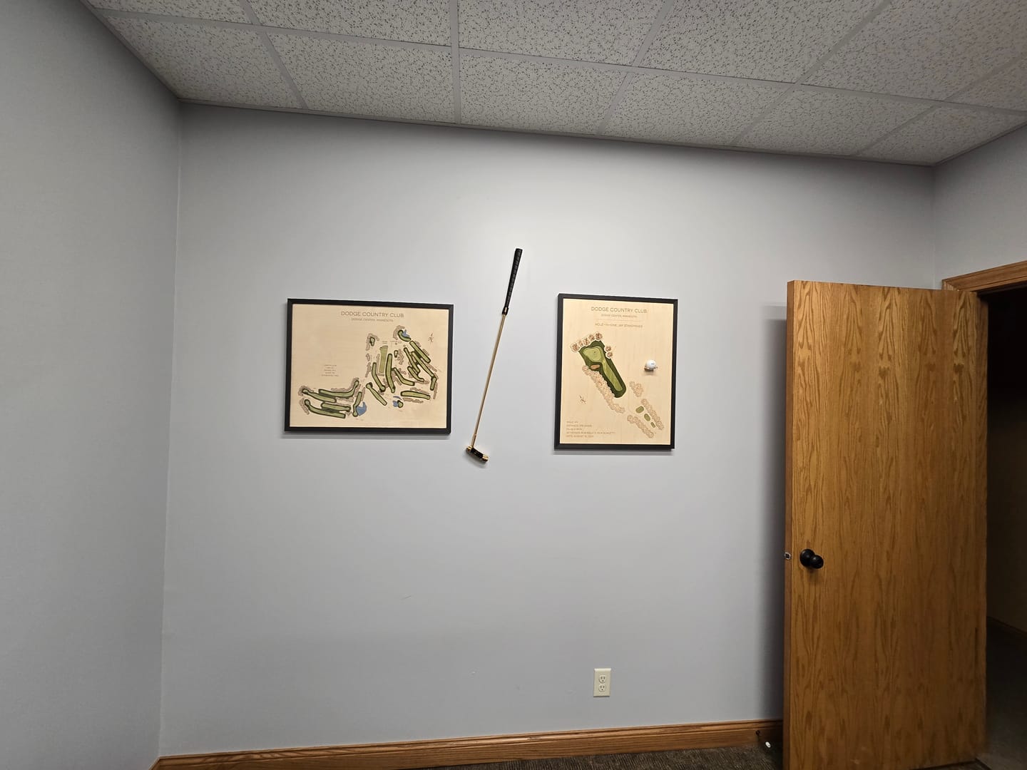 Customer photo review of Custom 3D Multi-Layer Golf Map