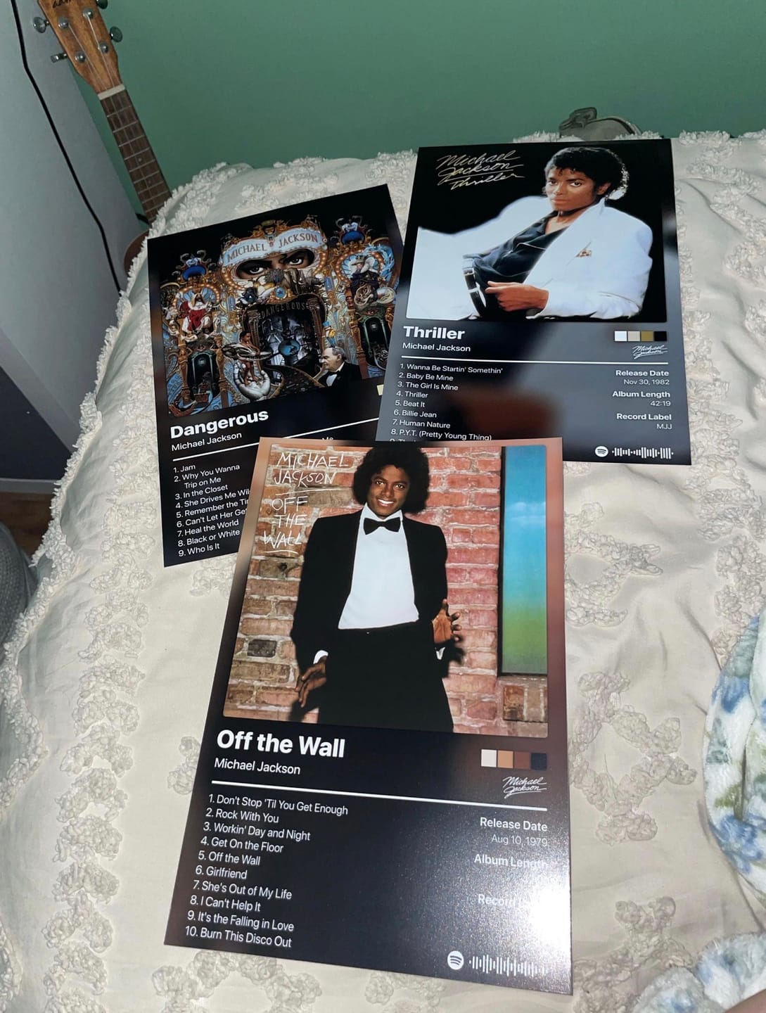 Customer photo review of Michael Jackson Thriller Album Poster
