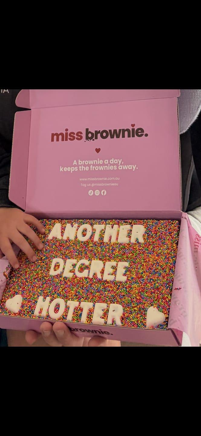 Customer photo review of Love Brownie · Large