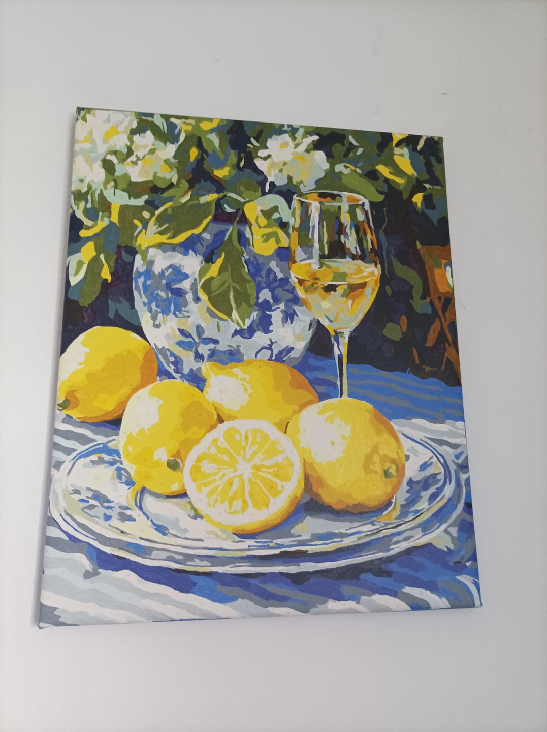 Customer photo review of Malen nach Zahlen - Zitrone und Wein