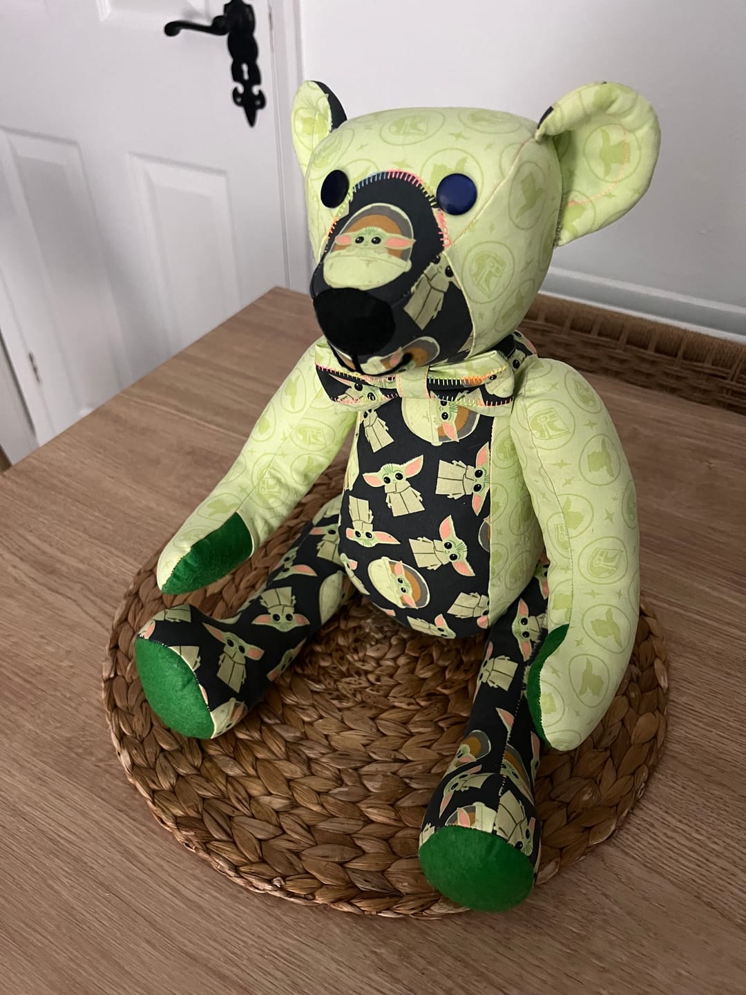 Customer photo review of Memory Bear FREE PATTERN