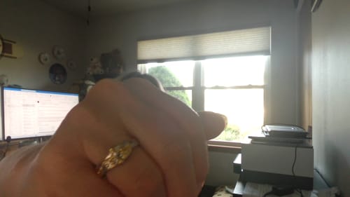 Customer photo review of DIVINE JOURNEY SILVER MOM RING