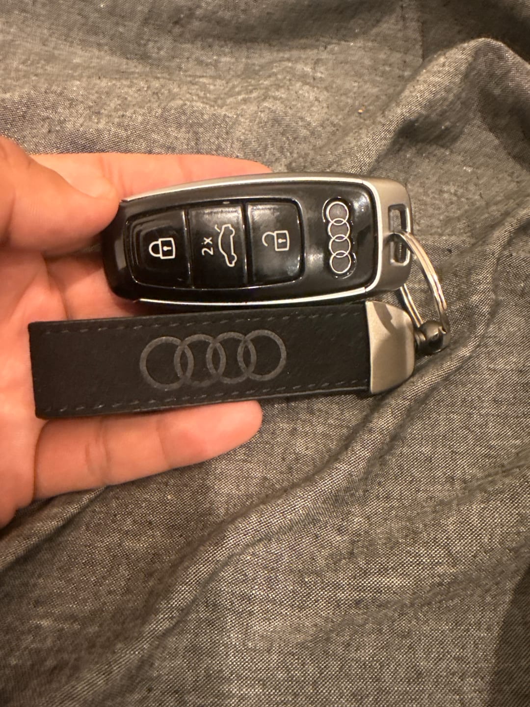 Customer photo review of AUDI KEYCHAIN