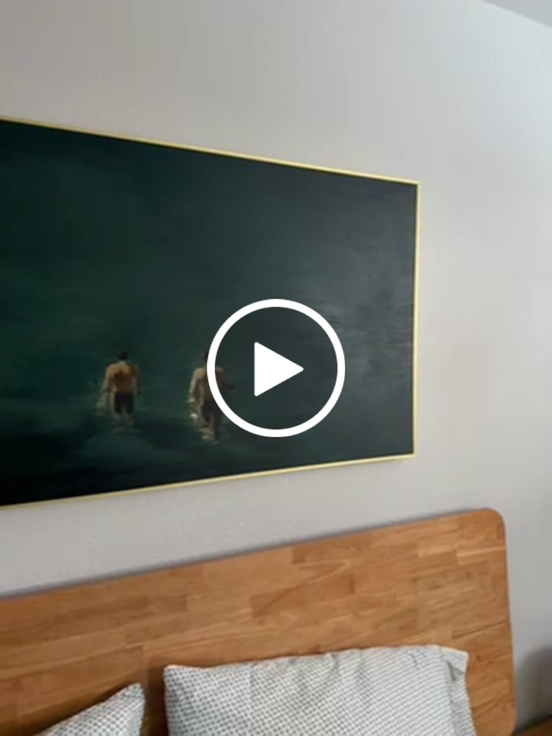 Customer video review of Ocean And Sky Abstract Wall Art #OS131