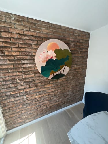 Customer review photo for Round Wall Art #RWA012