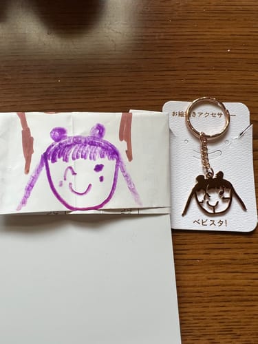 Customer photo review of 【期間限定販売4/29〜5/10】お絵描きが素敵なアクセサリーに大変身♪お絵描きアクセサリー