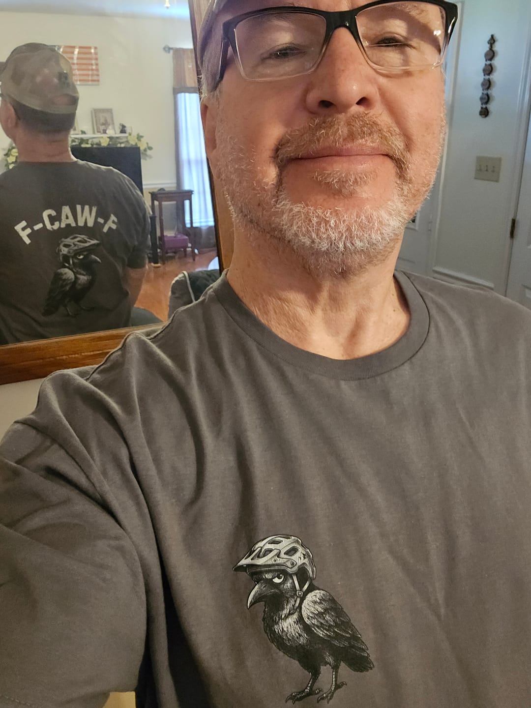 Customer photo review of F-CAW-F [Back Print] T-Shirt