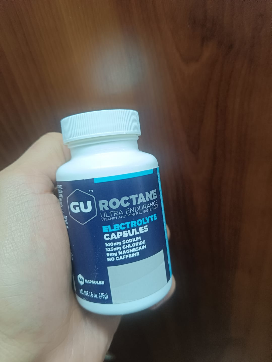 Customer photo review of Electrolitos Roctane GU 50 cápsulas
