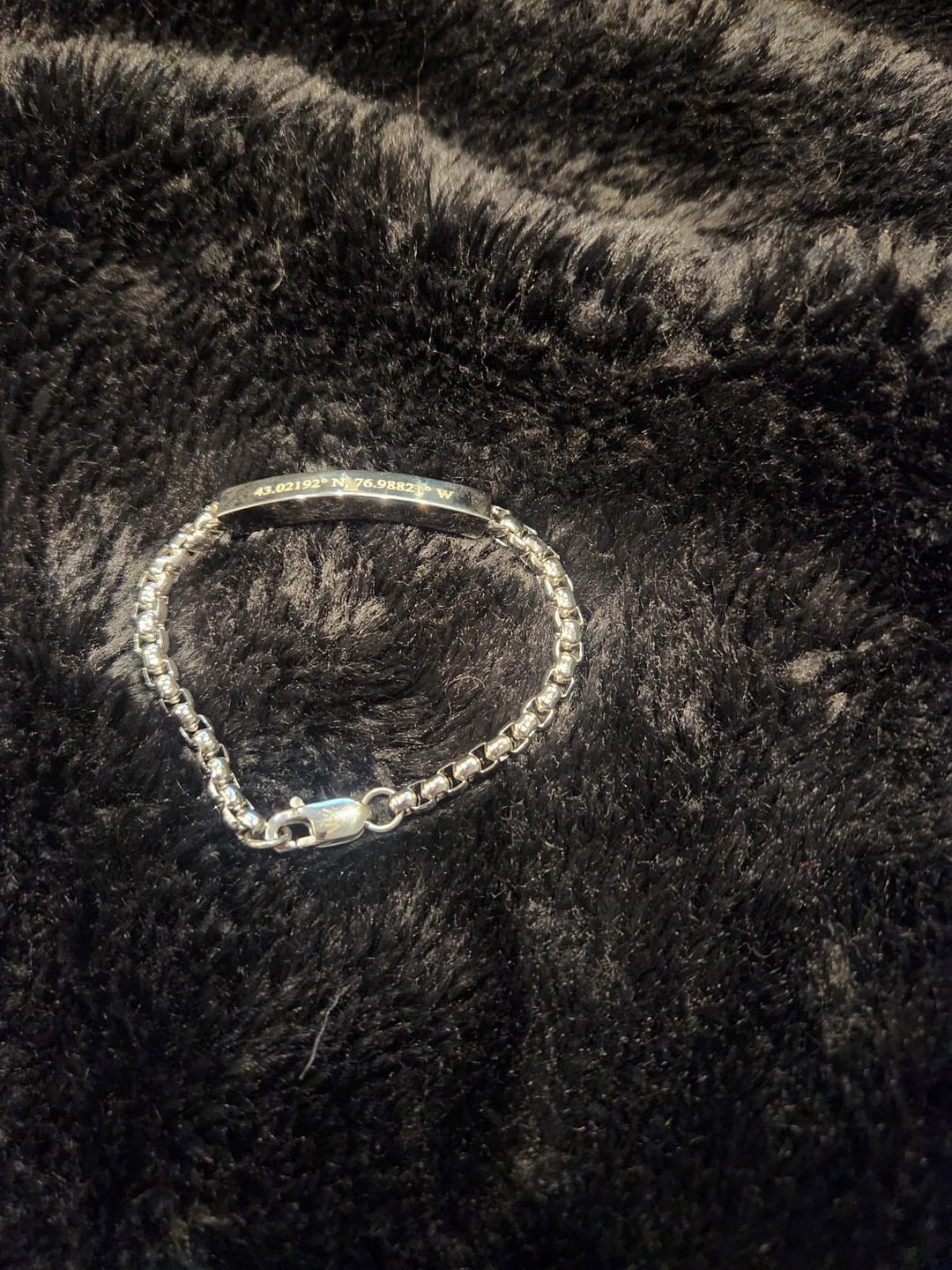 Customer photo review of 5mm Round Box ID Bracelet