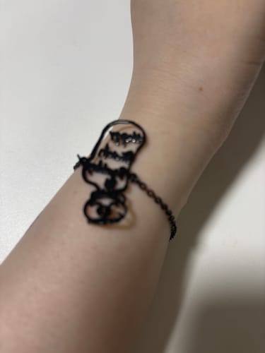 Customer photo review of 【期間限定販売:3/9～3/15】お絵描きが素敵なアクセサリーに大変身♪お絵描きアクセサリー