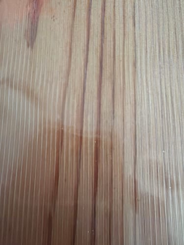 Close-up: Customer's photo of the ribbed texture on the Lovemère Seamless Nursing Bra.
