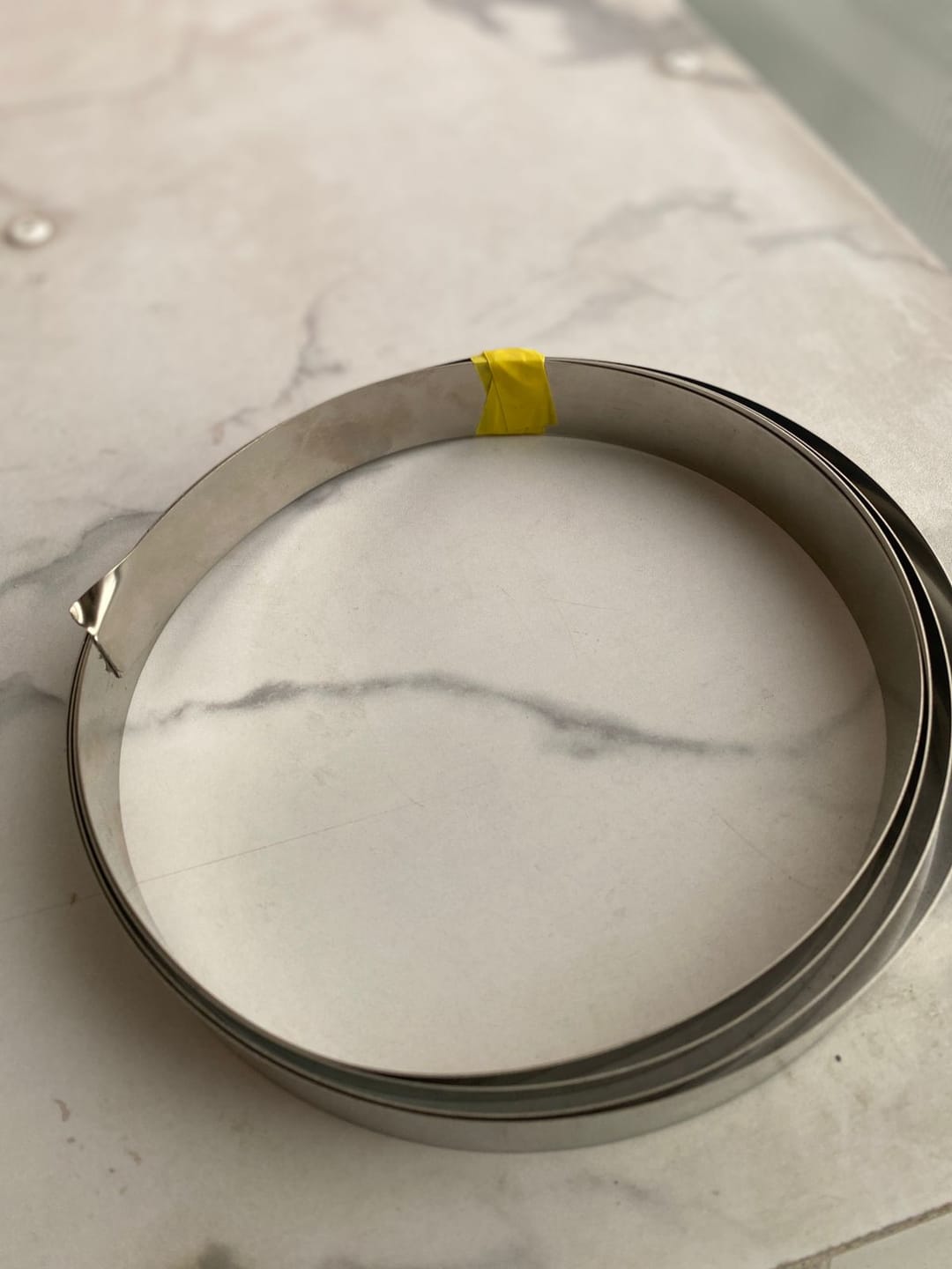 Customer photo review of Stainless Steel Metal Strip – Vastu Remedy for Main Entrance & Door Energy Balance | Ideal for Toilets, Thresholds & Long-term Durability | 0.5 & 1 mm Thickness | 8-100 Ft Lengths