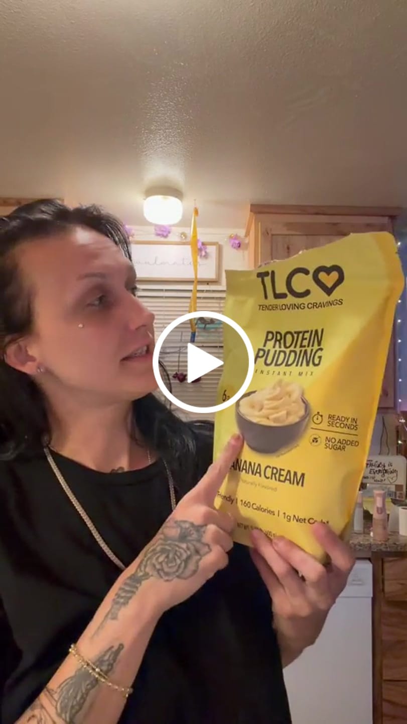 Customer video review of Protein Pudding Instant Mix Banana Cream