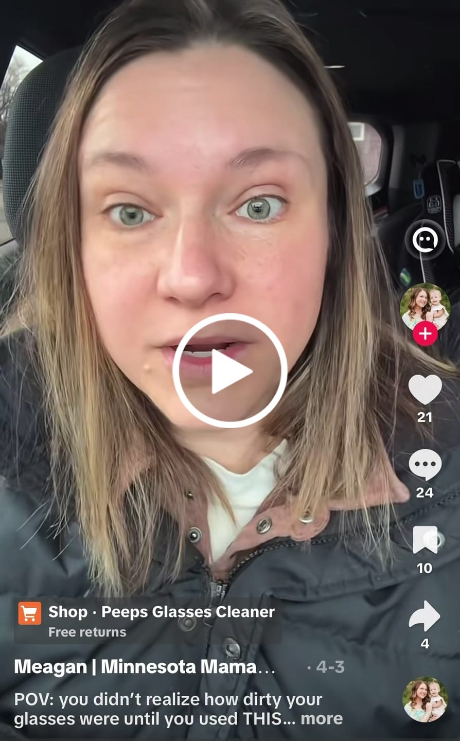 Customer video review of Peeps® Plus Eyeglass Cleaner - Soft Touch Pink