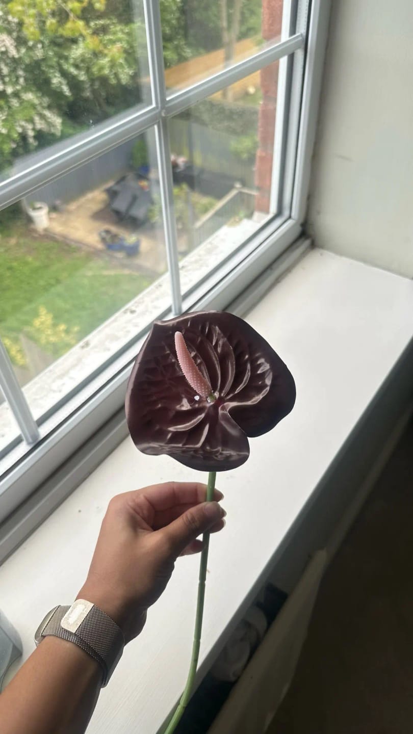 Customer photo review of 5/10/20pcs 3D Printed Anthurium Artificial Flower Flamingo Palm Wedding Hall Layout Wedding Home Decoration Artificial Flower