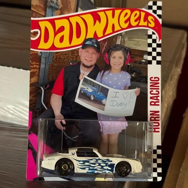 Customer photo review of Personalized Lover's Toy Dream Car Dad's Toy Dream Car Packaging Best Gift for Dad,Husband,Boyfriend