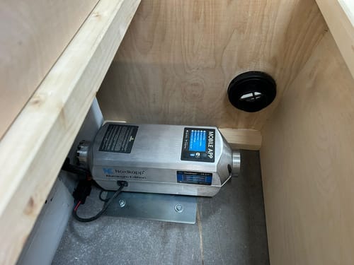 Customer photo review of Air Bluetooth Diesel Air Heater 2kW, 5kW & 8kW 12V/24V