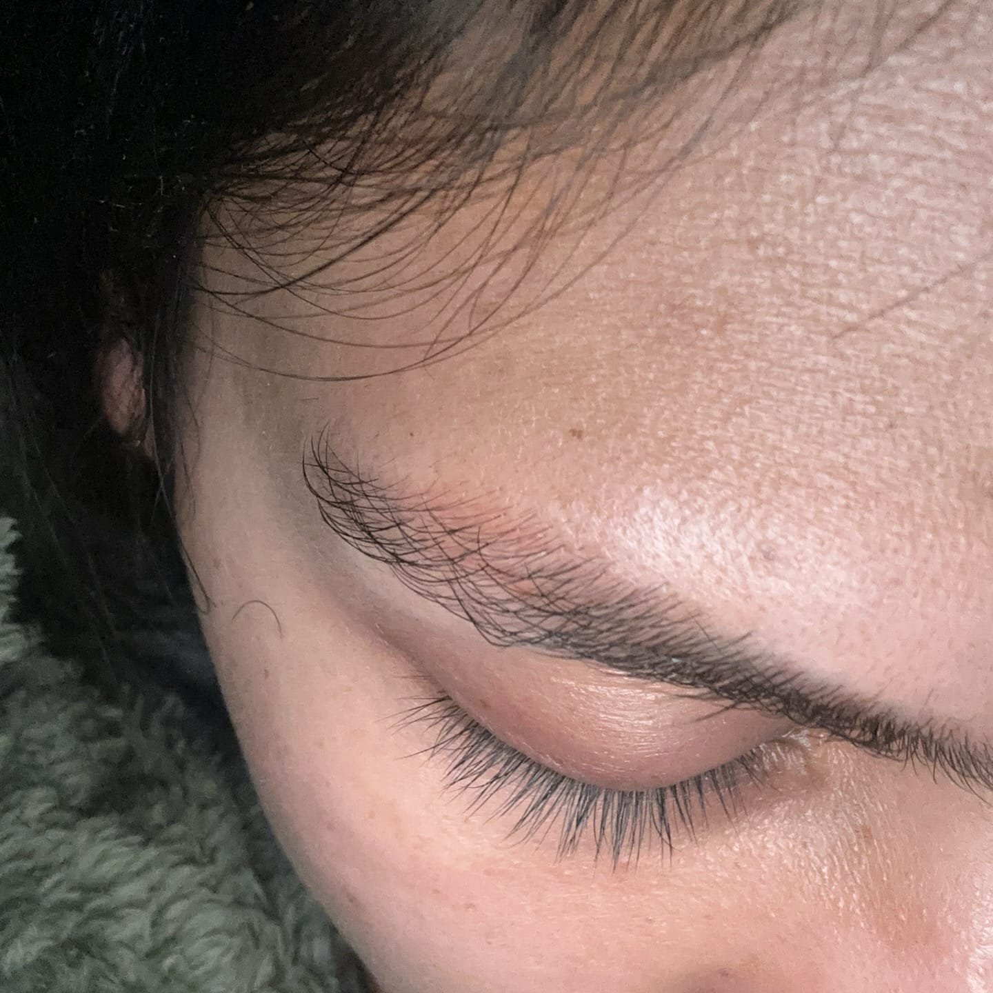 Customer photo review of Suero para pestañas y cejas