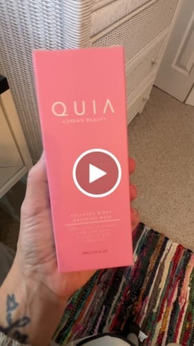 Customer photo review of Korean Collagen Night Wrapping Mask